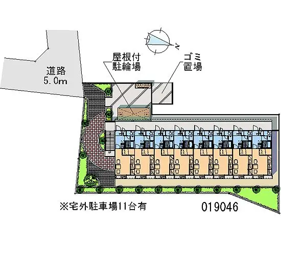 ★手数料０円★北本市緑　月極駐車場（LP）
